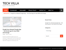 Tablet Screenshot of mytechvilla.com